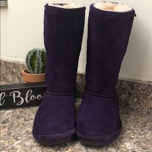 Bearpaw purple boots
